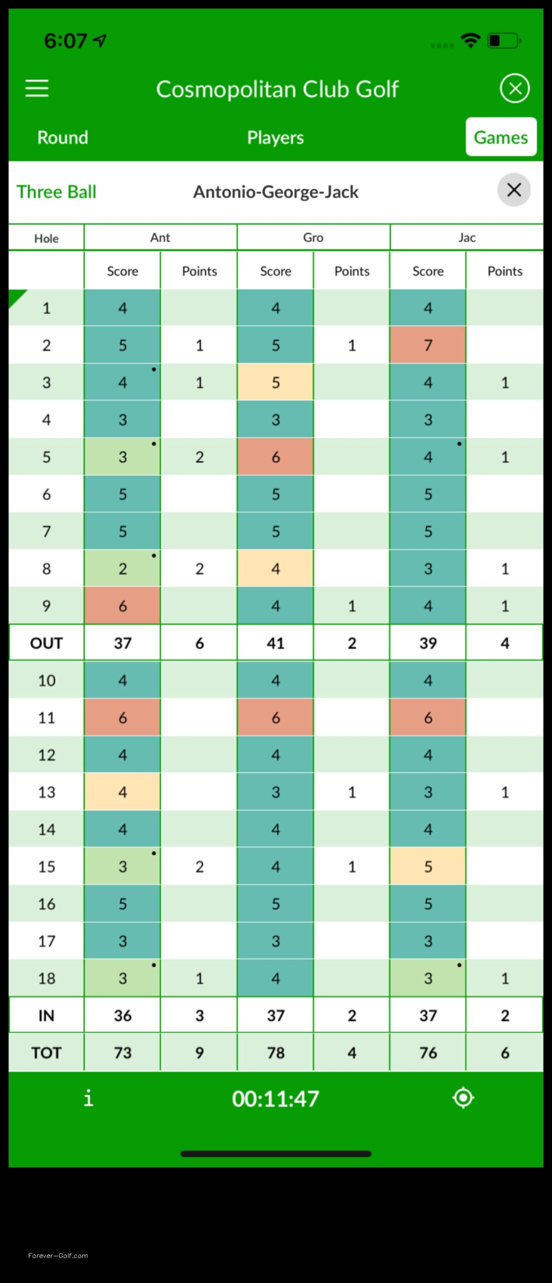 what is 3 ball in golf