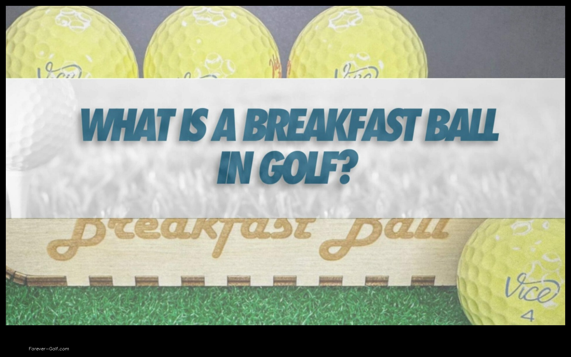 what is a breakfast ball in golf