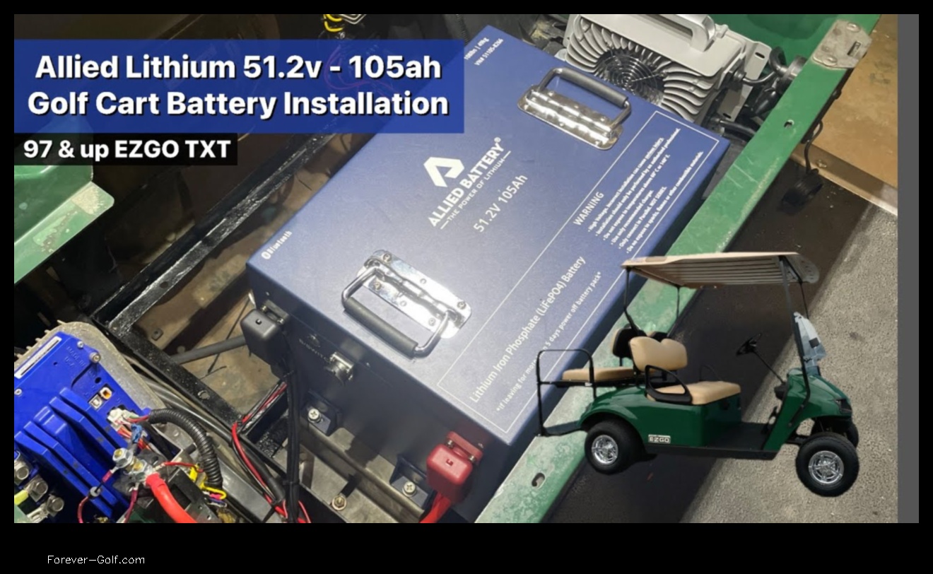 how to hook up golf cart batteries