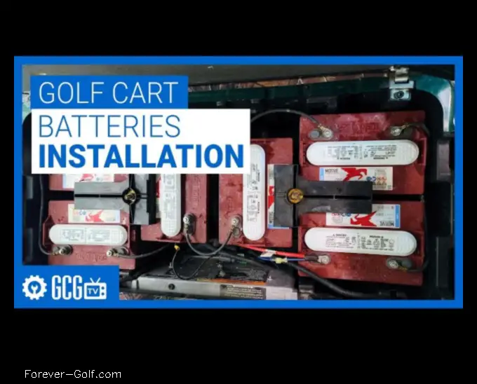 how to hook up golf cart batteries