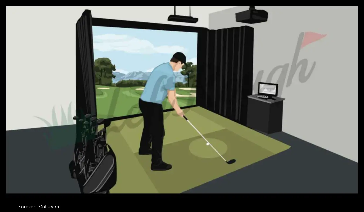 how do golf simulators work