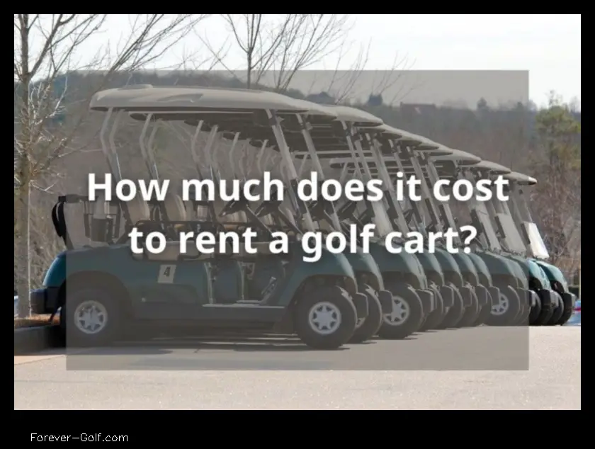 how much does it cost to rent a golf cart