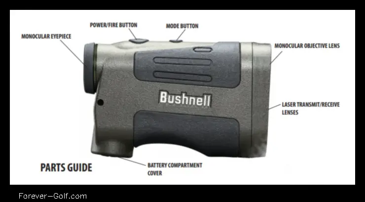 how to change bushnell rangefinder from meters to yards