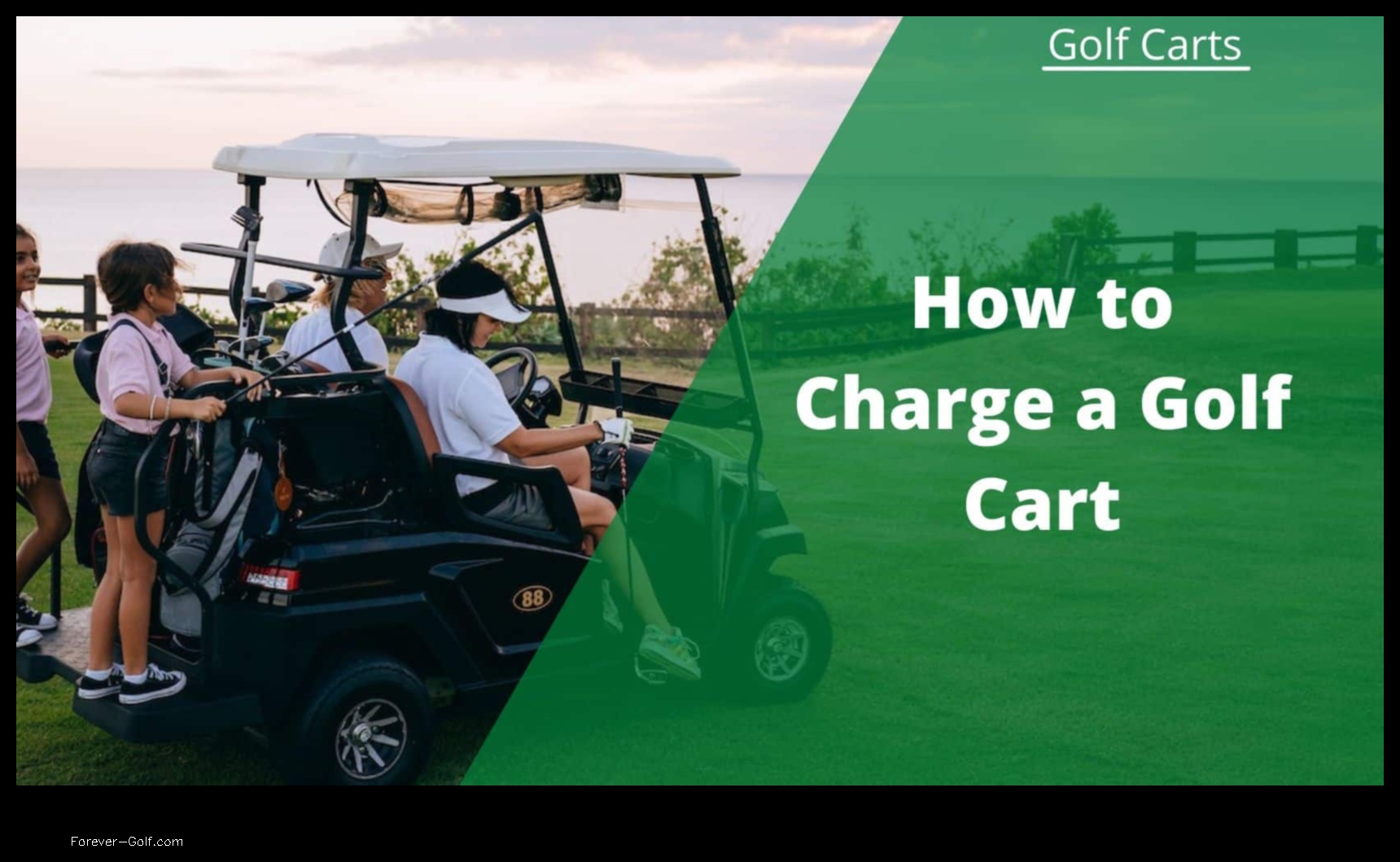 how to charge club car golf cart