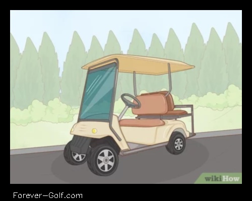 how to turn on a golf cart