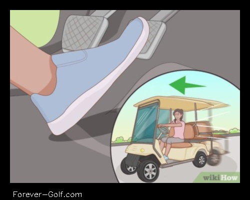 how to turn on a golf cart