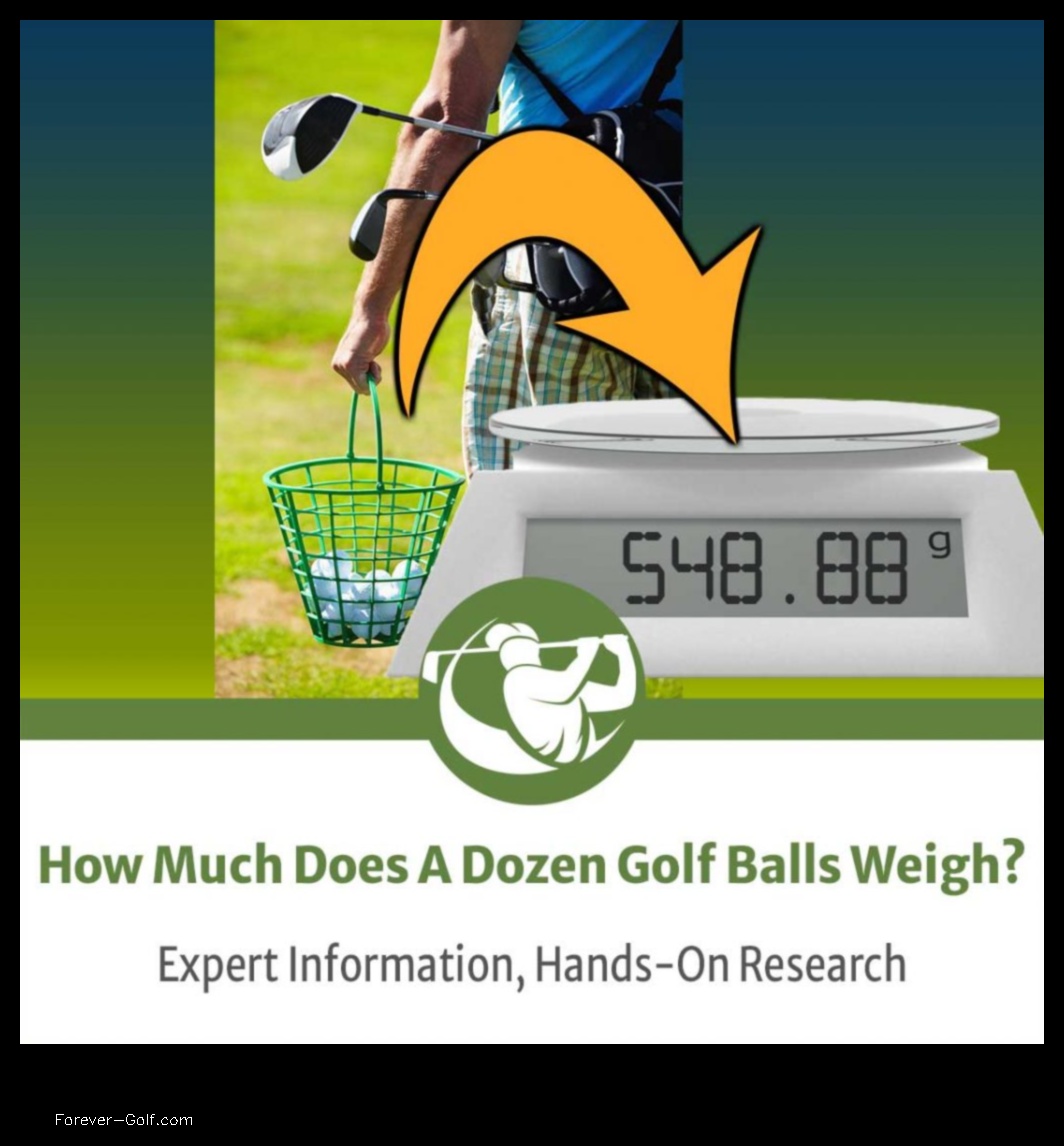 how much does a dozen golf balls weigh