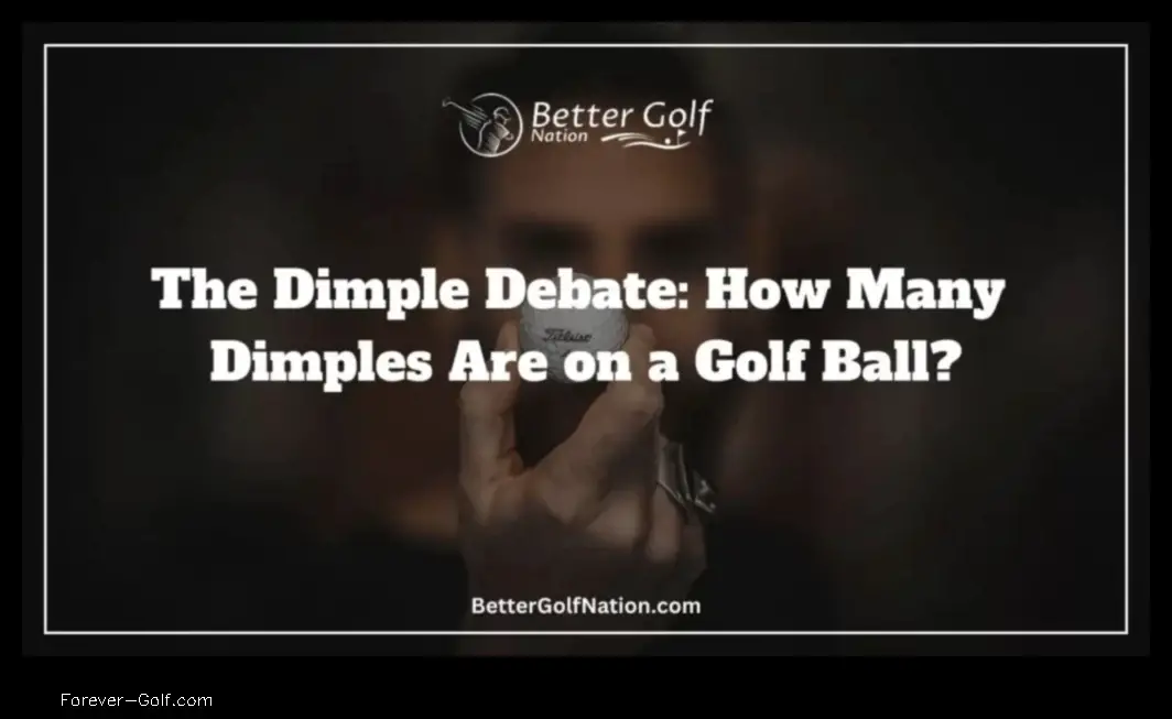 how many dimples in a golf ball