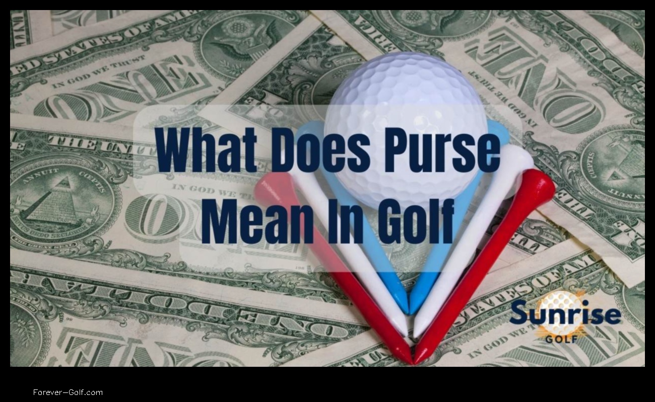 what does purse mean in golf