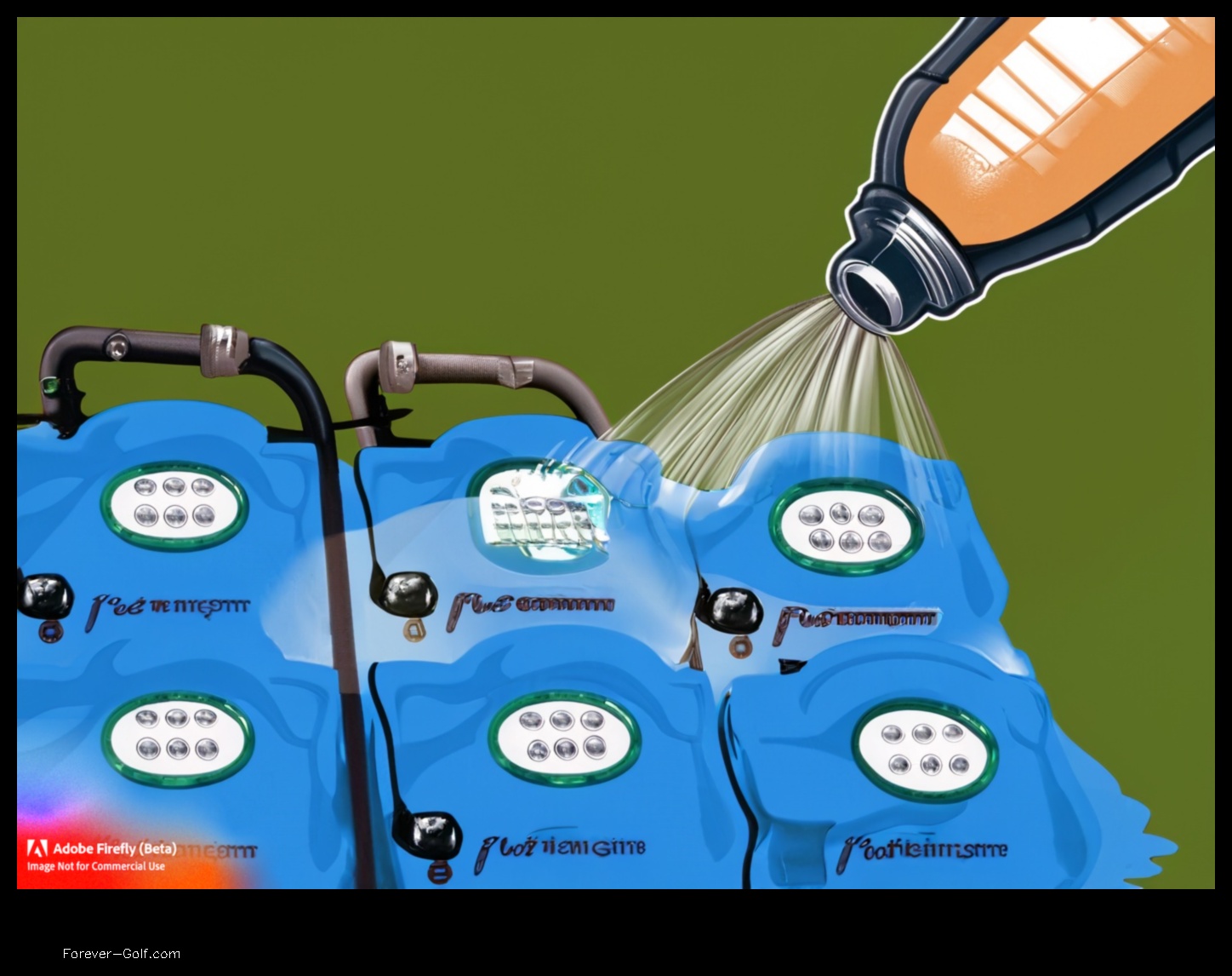 what kind of water for golf cart batteries