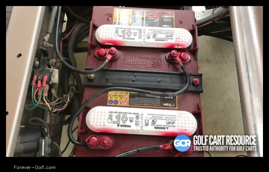 what kind of water for golf cart batteries