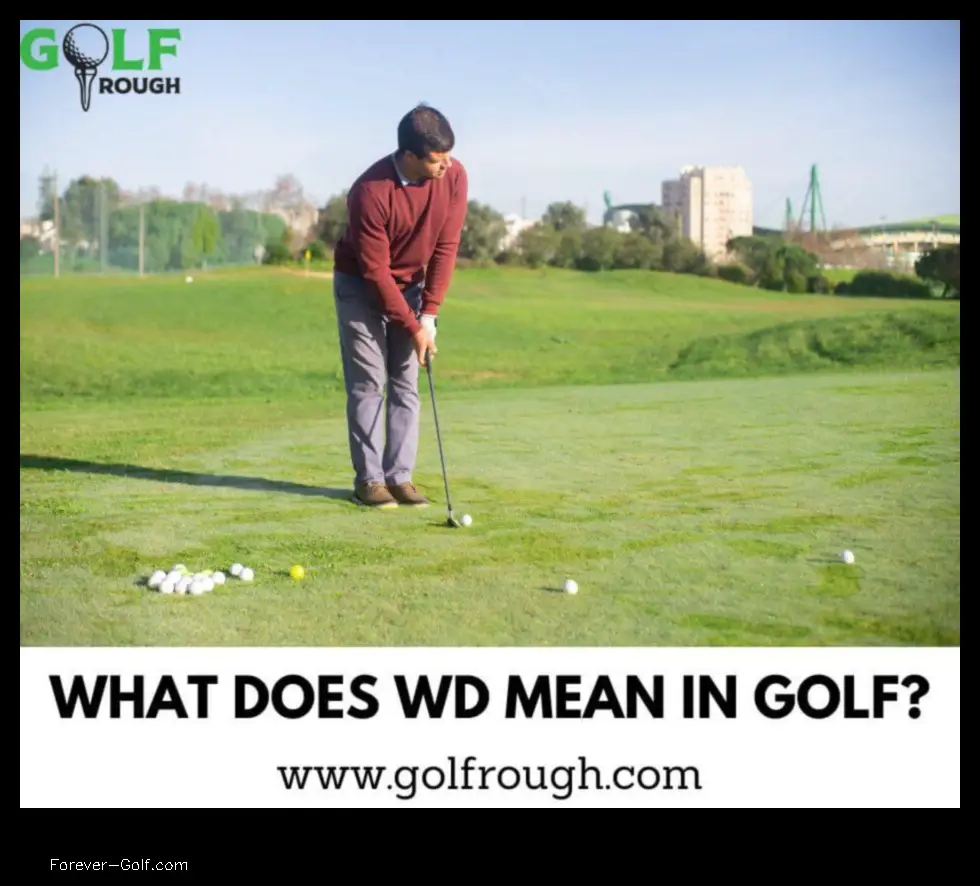 what is wd in golf