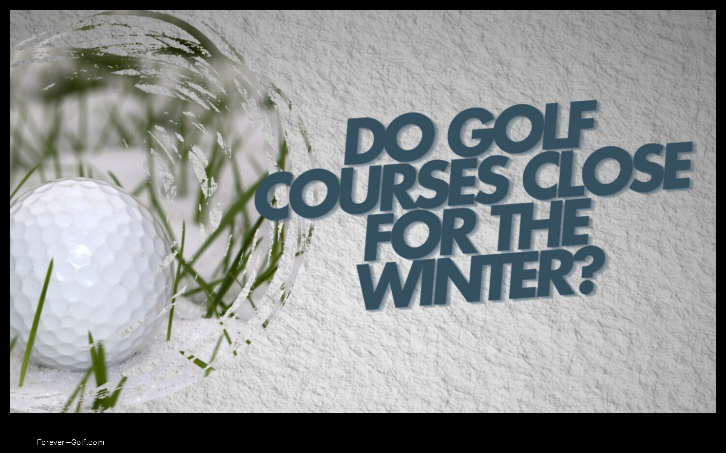 when do golf courses close for winter