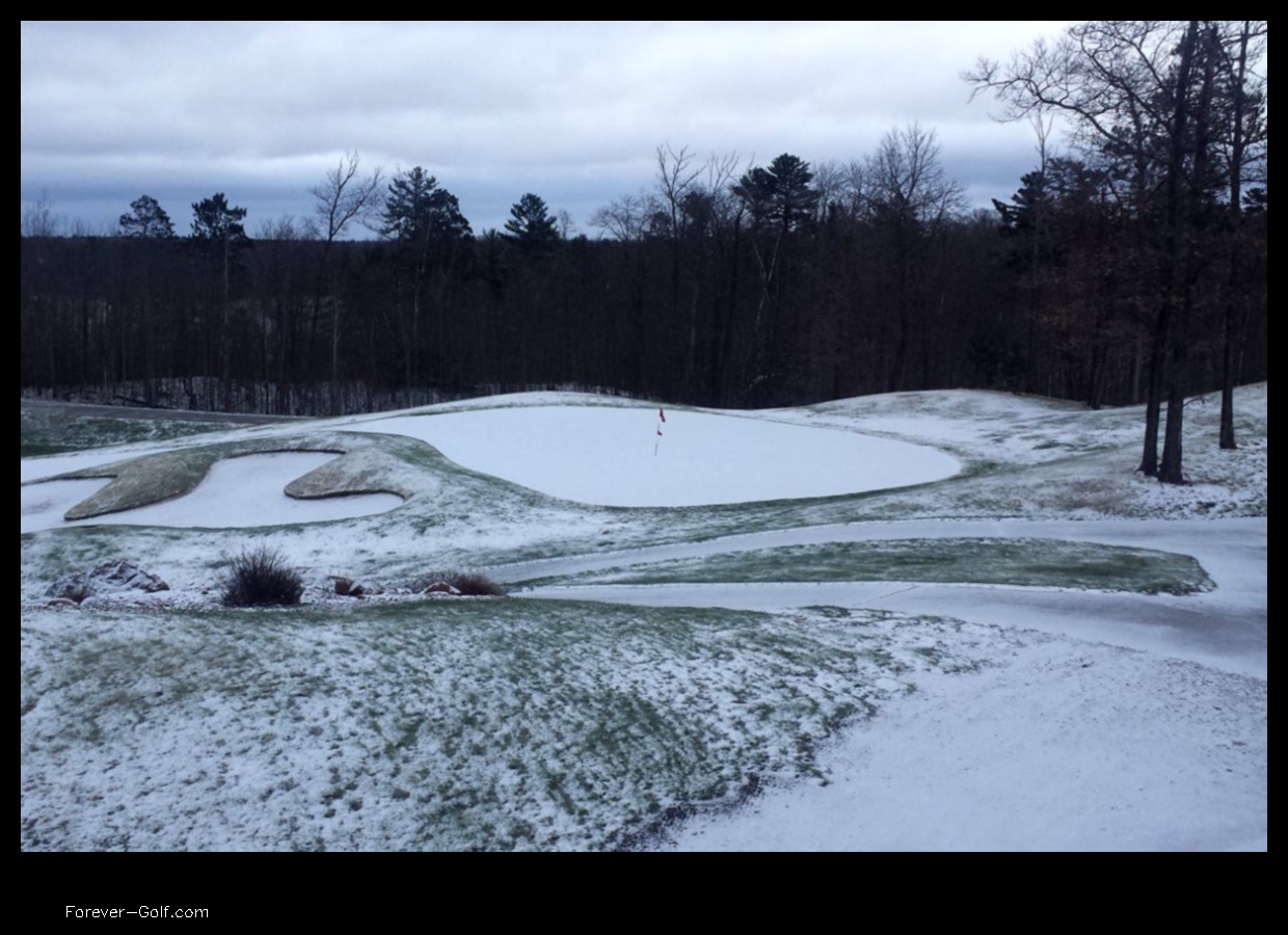 when do golf courses close for winter