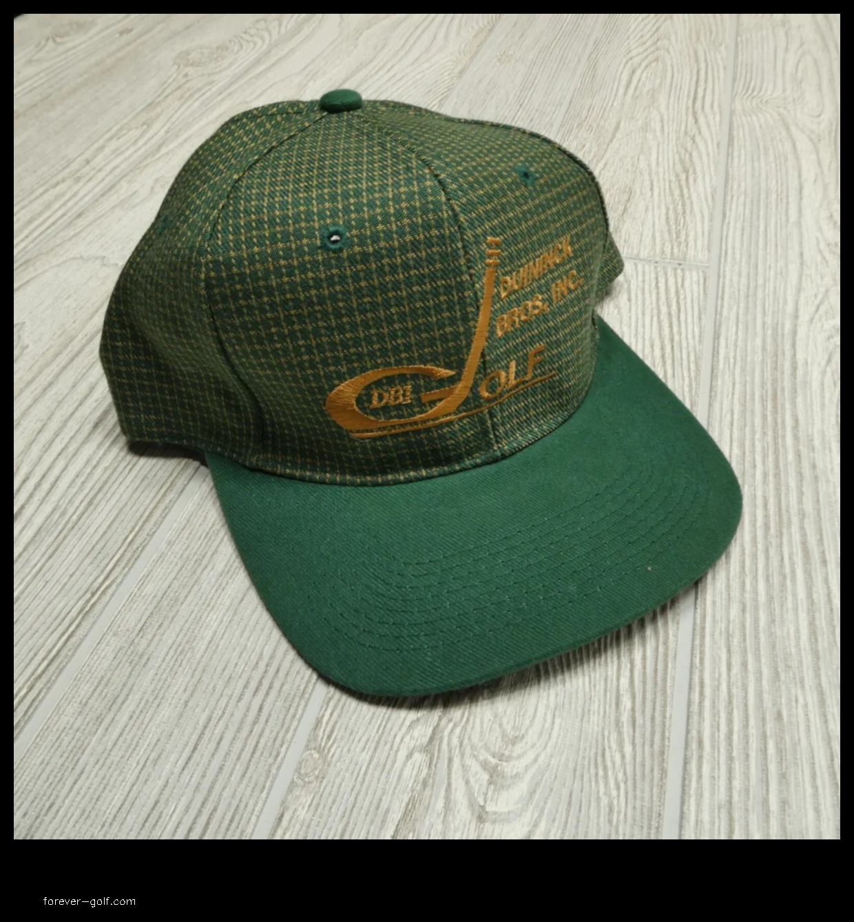 old time golf hat