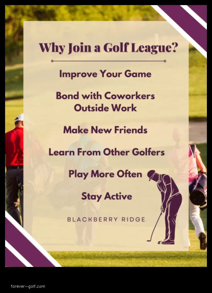 how do golf leagues work