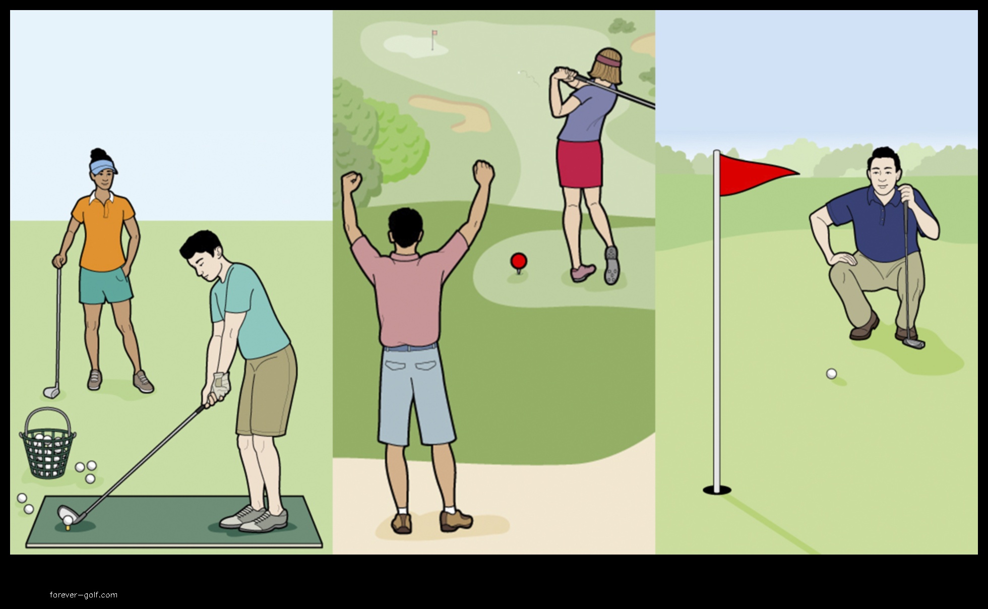 how do golf leagues work