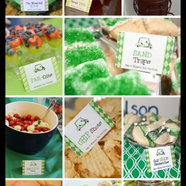 Tee off on Fun with Golf Themed Party Food