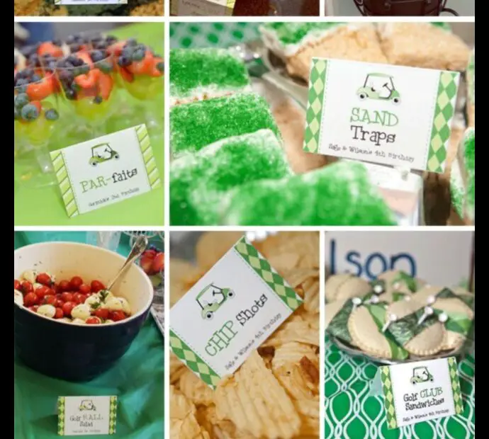 Tee off on Fun with Golf Themed Party Food