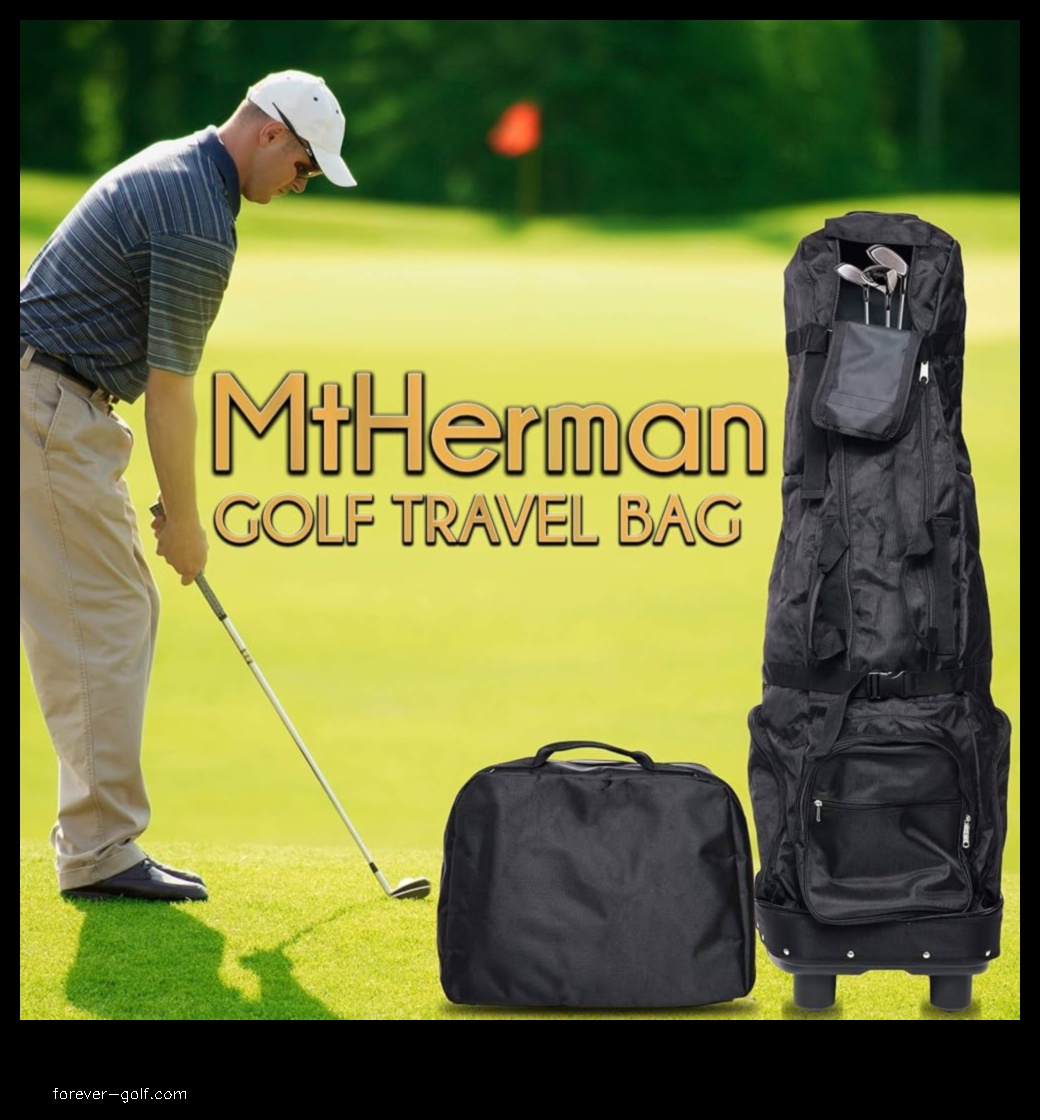 golf bag with wheels and handle